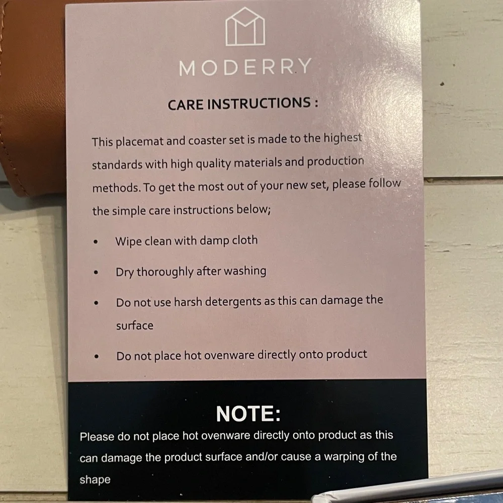 Moderry Luxery Placemat Set